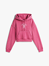 Kadın Tjw Boxy Crop Varsity Sweatshirt