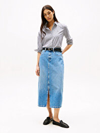 Kadın Dnm Midi Straight Etek