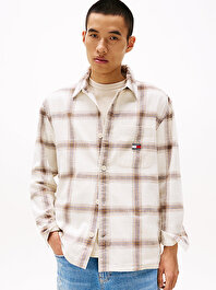 Erkek Tjm Cotton Slub Check Gömlek