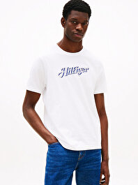 Erkek Hilfiger Summer Script T-Shirt