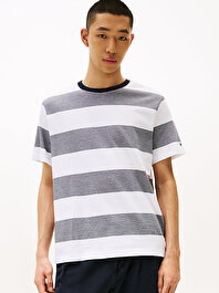 Erkek Regular Fit Striped T-Shirt
