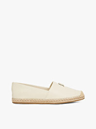 Kadın TH Logo Leather Espadril