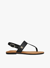 Kadın Leather Thong Sandalet
