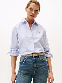 Kadın Oxford Relaxed Fit Gömlek