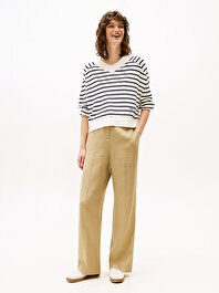 Kadın Essential Linen Tailored Pantolon