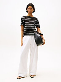 Kadın Tencel Linen Wide Pantolon