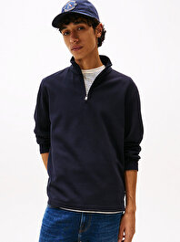 Erkek Cotton Modal Waffle Sweatshirt