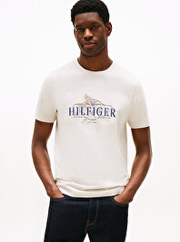 Erkek Tropical Floral Hilfiger T-shirt