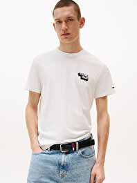 Erkek TJM Slim Stack Logo T-shirt