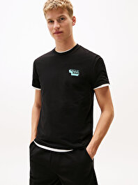 Erkek TJM Slim Stack Logo T-shirt