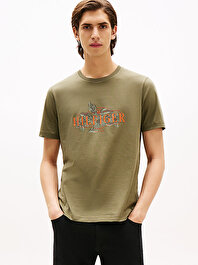 Erkek Tropical Floral Hilfiger T-shirt