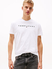 Erkek TJM Regular Linear Logo T-shirt