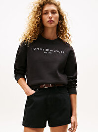 Kadın Modern Regular Corp Logo Sweatshirt