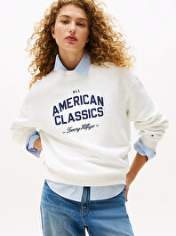 Kadın VARSITY Modern Terry Sweatshirt