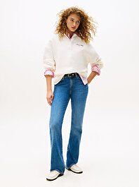 Kadın Denim Flo Bootcut Jean Pantolon