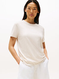 Kadın Regular Corp Logo T-shirt