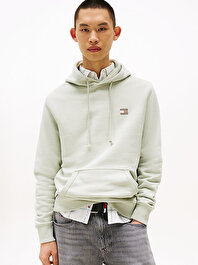 Erkek TJM Regular Badge Hoodie