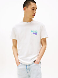 Erkek TJM Regular Stack Backprint T-shirt