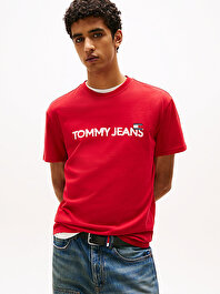 Erkek TJM Regular Badge Play T-shirt