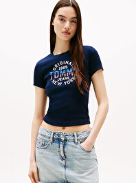Kadın TJW Slim Tommy T-shirt