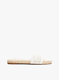 Kadın Knit Mesh Espadril Terlik