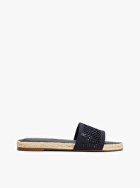 Kadın Knit Mesh Espadril Terlik