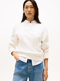 Kadın Lurex Regular Sweatshirt