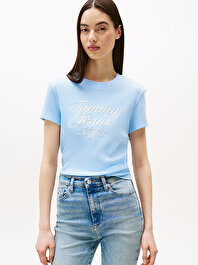 Kadın TJW Slim Waffle T-shirt