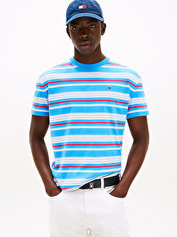 Erkek TJM Regular Flag Stripe T-shirt