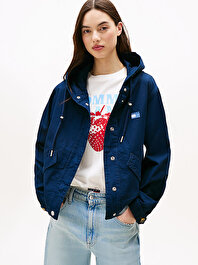 Kadın TJW Badge Hooded Mont