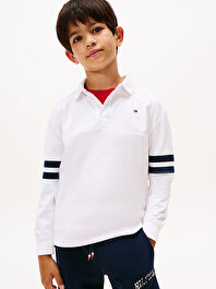 Erkek Çocuk TH Mixed Graphic Polo T-shirt