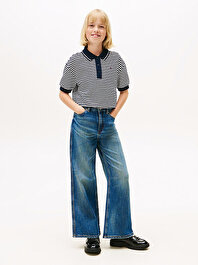 Kız Çocuk Mabel Vintage Washed Jean Pantolon