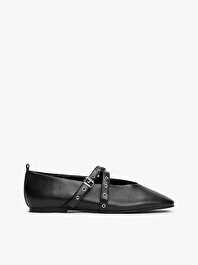 Kadın TJW Leather Maryjane Babet