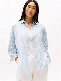 Kadın Essential Poplin New Easy Gömlek