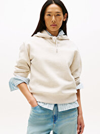 Kadın Modern Regular Corp Logo Sweatshirt