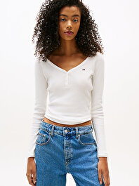 Kadın TJW Slim Henley T-shirt