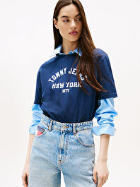 Kadın TJW Relax Varsity Oversize T-shirt