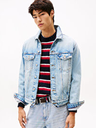 Erkek Ryan Regular Trucker Denim Ceket