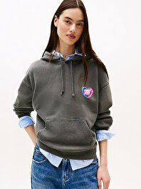 Kadın TJW Boxy Neon Hoodie