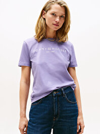 Kadın Regular Corp Logo T-shirt