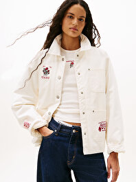 Kadın TJW Graphic Chore Overshirt Ceket