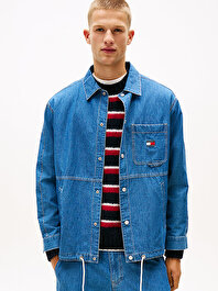 Erkek TJM Indigo Overshirt Ceket
