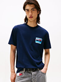 Erkek TJM Regular Dna Flag T-shirt