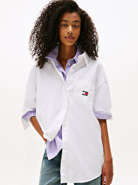 Kadın TJW Badge Oxford Gömlek
