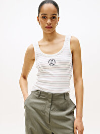 Kadın Roundall Rib Slim T-shirt