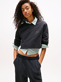 Kadın TJW Relax Crop Crest T-shirt