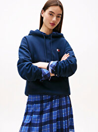 Kadın TJW Boxy Badge Hoodie