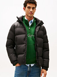 Erkek Mix down Hooded Puffer Mont