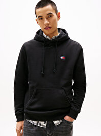 Erkek TJM Regular Badge Hoodie