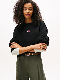 Kadın TJW Boxy Badge Crew Sweatshirt